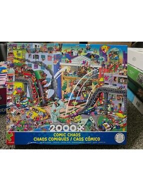 Ceaco RJ Crisp Comic Chaos 2000 Pc Puzzle